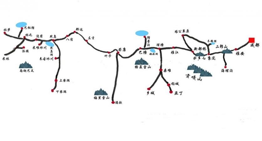 川藏南线318自驾攻略 附详细路线图和沿途必打卡景点