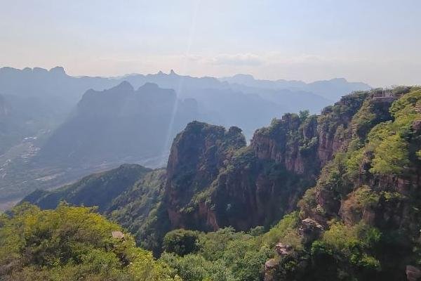 东太行景区线路图 附游览路线