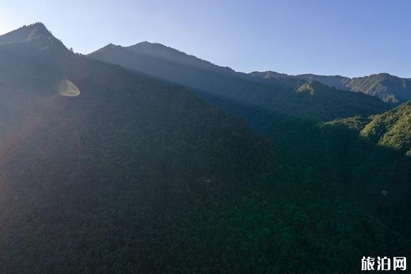 大别山主峰白马尖景区游玩