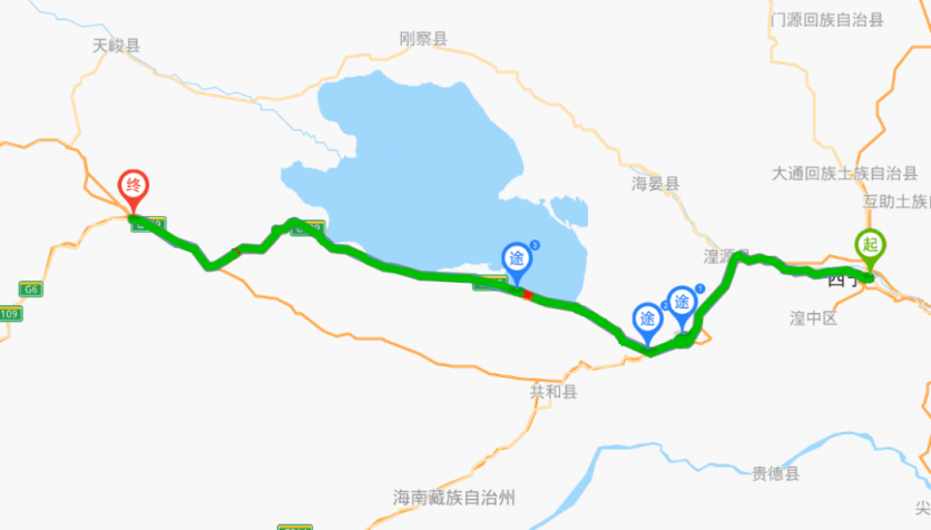 2023甘青大环线旅游线路图