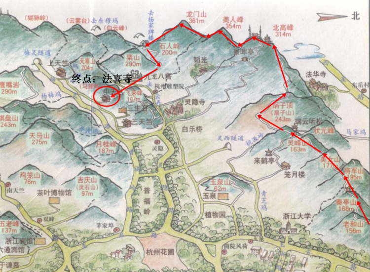 2024北高峰旅游攻略 - 门票价格 - 优惠政策 - 开放时间 - 简介 - 交通 - 美食 - 地址 - 电话 - 天气