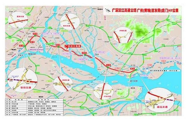 广深沿江高速S3有多少个出入口