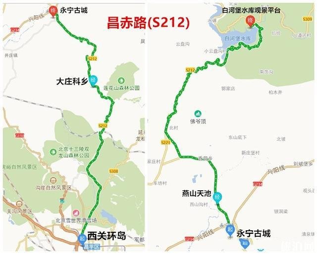 昌赤路是从哪里到哪里 沿途经过哪些景区